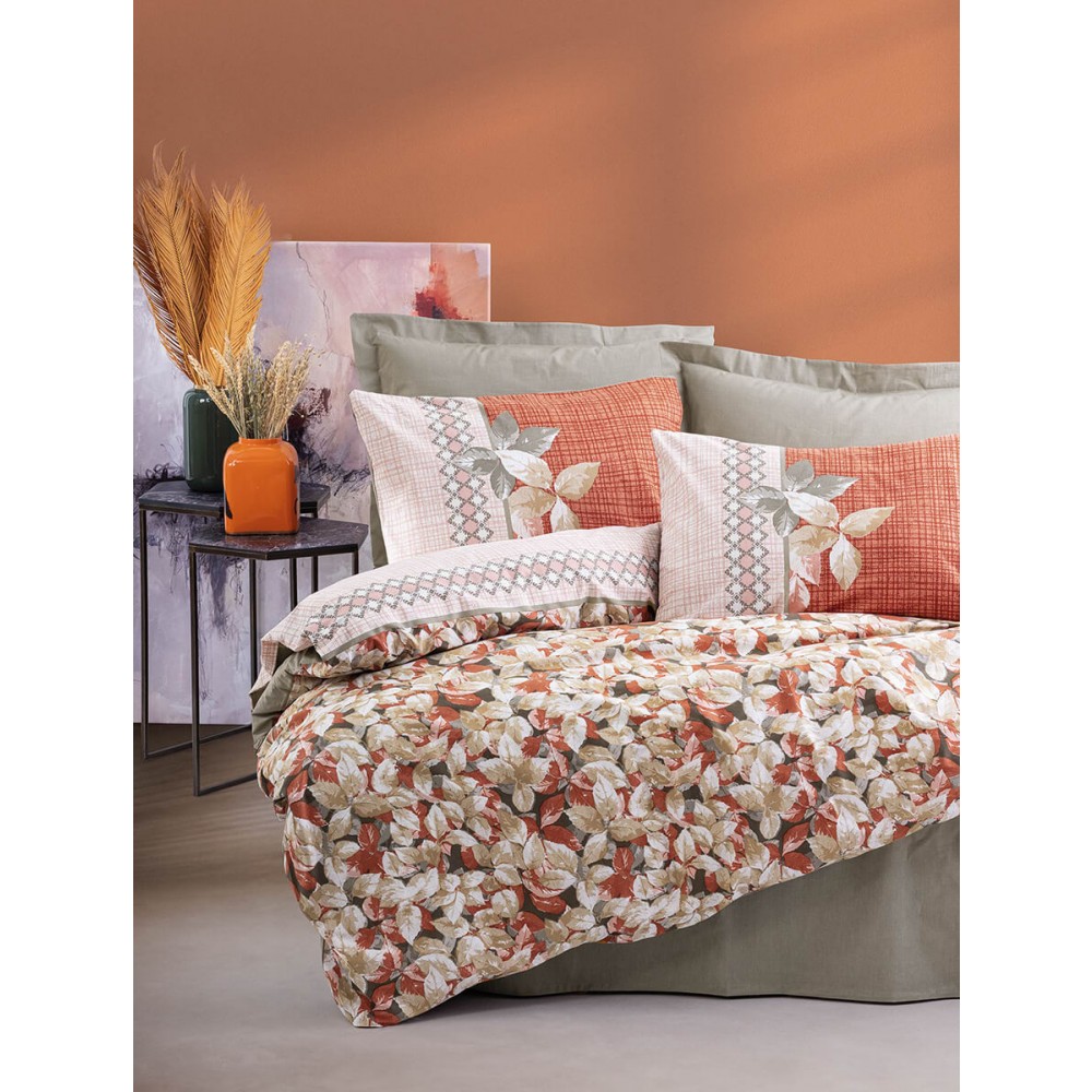 Παπλωματοθήκες σετ υπέρδιπλες 220x240 Raked Autumn Collection MADI