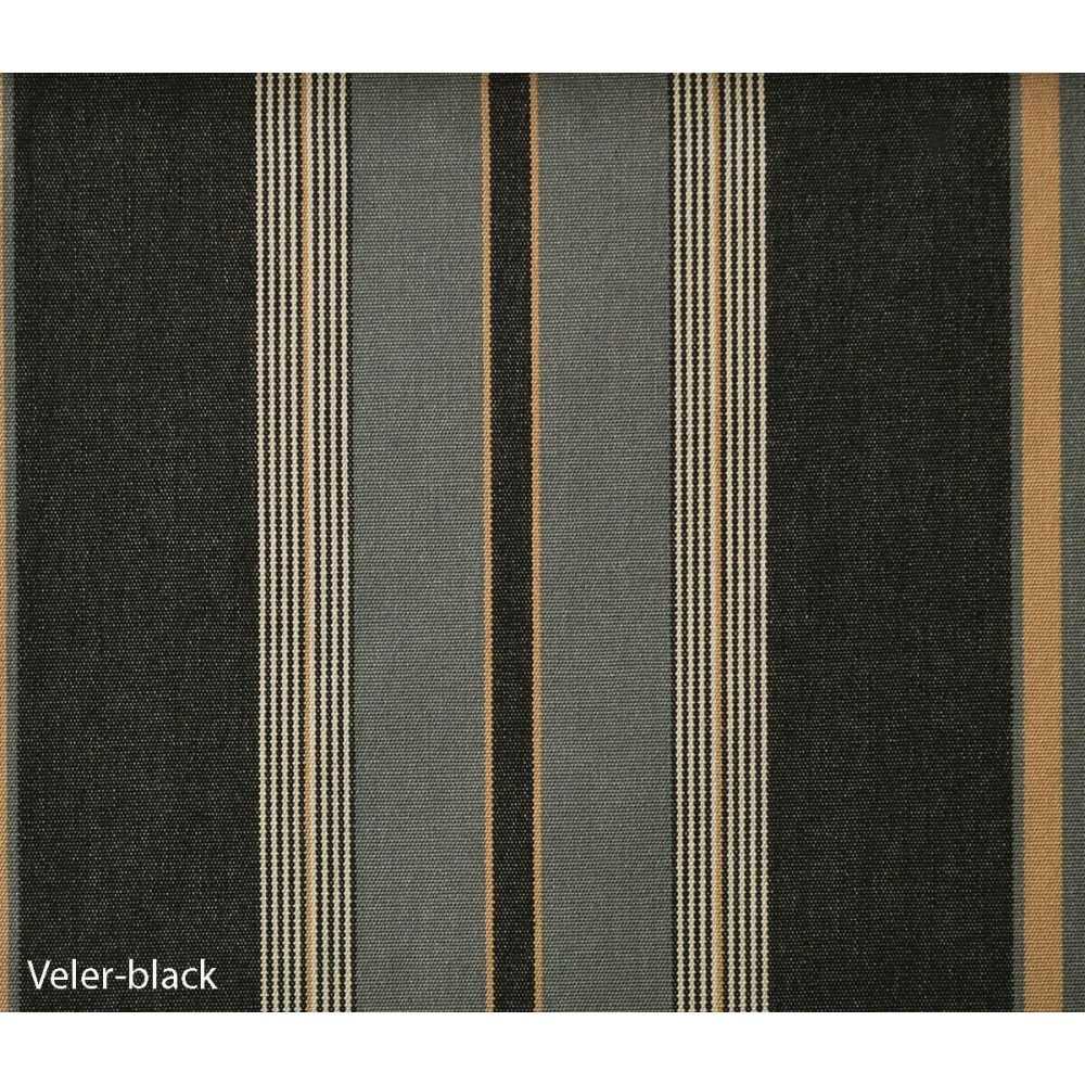 Ύφασμα νηματοβαφή Outdoor Veler Black 