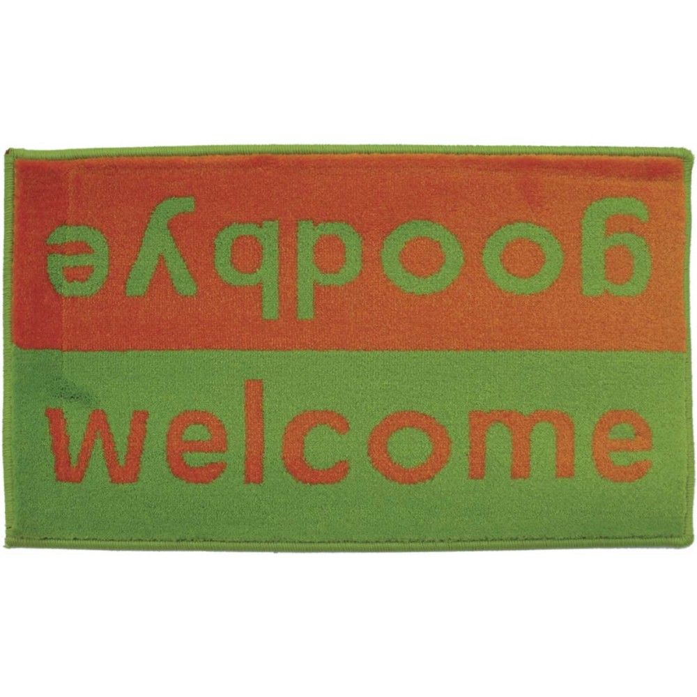 Χαλάκια εισόδου Fashion welcome lime-orange 40x67cm