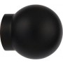 Άκρα-τέρματα κουρτινόξυλων Zogometal architect 0058 black soft touch