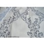 Κουρτίνα οργάντζα ντεβορέ με το μέτρο Erifili ivory 2-2459
