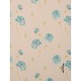 Ύφασμα σταμπάτο εμπριμέ Rosalie turquoise 2-4246