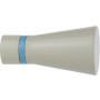 Άκρα-τέρματα κουρτινόξυλων Zogometal color pop 4110 grey aquamarine