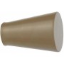 Άκρα-τέρματα κουρτινόξυλων Zogometal color more 4141 olive brown 