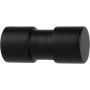 Άκρα-τέρματα κουρτινόξυλων Zogometal architect 4142 black soft touch
