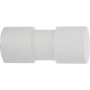 Άκρα-τέρματα κουρτινόξυλων Zogometal architect 4142 white soft touch