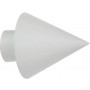 Άκρα-τέρματα κουρτινόξυλων Zogometal architect 4146 white soft touch