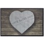 Χαλάκια εισόδου Mondial 003 heart home sweet home 50x75cm
