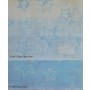 Κουρτίνες σετ γάζα με το μέτρο Stars blue 5991