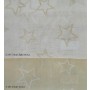 Κουρτίνες σετ γάζα με το μέτρο Stars moca 5991