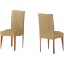 Ελαστικό κάλυμμα καρέκλας με πλάτη Atenas μπεζ 50x50x60