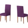 Ελαστικό κάλυμμα καρέκλας με πλάτη Atenas μωβ 50x50x60