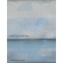 Κουρτίνες σετ γάζα με το μέτρο Clouds blue 5992