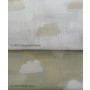 Κουρτίνες σετ γάζα με το μέτρο Clouds moca 5992
