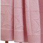 Κουβέρτα πλεκτή κούνιας ροζ Anna Riska Joy 110x140cm