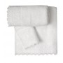 Πετσέτες σετ 3 τεμ. με δαντέλα Viopros Νο4 λευκές