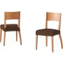 Ελαστικό κάλυμμα καρέκλας Atenas καφέ 50x50