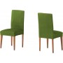 Ελαστικό κάλυμμα καρέκλας με πλάτη Atenas πράσινο 50x50x60
