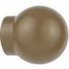 Άκρα-τέρματα κουρτινόξυλων Zogometal color more 0058 olive brown