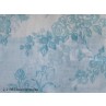 Κουρτίνα εφηβική με το μέτρο Floral Turquoise 2-2198