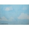 Κουρτίνα εφηβική με το μέτρο Clouds blue 2-2408