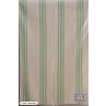 Ύφασμα σταμπάτο ριγέ Isla turquoise 2-4249