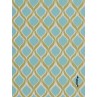 Ύφασμα σταμπάτο turquoise Tisso 2-4252
