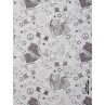 Ύφασμα σταμπάτο 2-4636 Halligalli grey 300cm