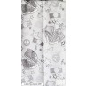 Ύφασμα σταμπάτο 2-4636 Halligalli grey 300cm με το μέτρο