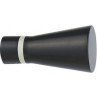 Άκρα-τέρματα κουρτινόξυλων Zogometal color more 4110 off black grey