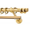 Κουρτινόξυλο διπλό οβάλ ορο ματ Zogometal Prestige collection PR4118 Φ25mm