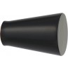 Άκρα-τέρματα κουρτινόξυλων Zogometal architect 4141 black soft touch