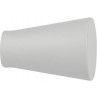 Άκρα-τέρματα κουρτινόξυλων Zogometal architect 4141 white soft touch