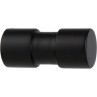 Άκρα-τέρματα κουρτινόξυλων Zogometal architect 4142 black soft touch
