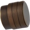 Άκρα-τέρματα κουρτινόξυλων Zogometal Α4143 Φ25mm oil rubbed bronze