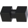 Άκρα-τέρματα κουρτινόξυλων Zogometal color more 4144 off black