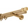 Κουρτινόξυλο διπλό με σωλήνα ορο ματ Architect Zogometal A4144 Φ25-25mm 
