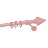 Κουρτινόξυλο μονό εφηβικό-παιδικό Ροζ Color Pop Zogometal Φ25mm CP4146