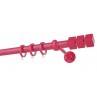 Κουρτινόξυλο μονό φούξια-ροζ Color Pop Zogometal Φ25mm CP0473