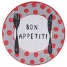Χαλάκια κουζίνας cook & wash 401 red dots bon appetit Φ67cm