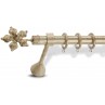 Κουρτινόξυλο μονό by Enis Forged Margarita 865864 ivory-gold