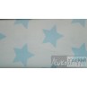 Ύφασμα βαμβακοσατέν με αστέρια blue magie 5-2006