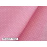 Ύφασμα παιδικό πουά Plumeti Rosa με το μέτρο 