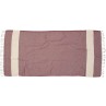 Πετσέτες παρεό με κρόσσια Summer Bordeaux Viopros 100x180