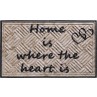 Χαλάκια εισόδου Amaron 002 home is where the heart is 45x75cm
