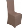 Ελαστικό κάλυμμα καρέκλας μακρύ Elegant Σοκολά Viopros