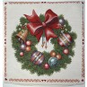 Χριστουγεννιάτικα διακοσμητικά μαξιλάρια στεφάνι χωρίς γέμισμα 45x45cm 