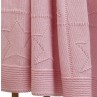 Κουβέρτα πλεκτή κούνιας ροζ Anna Riska Joy 110x140cm
