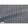 Ύφασμα ζακάρ 3d κύβοι Kaus 90 black 280cm