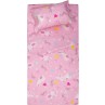 Σεντόνια σετ μονά Viopros Kids Τζέιμι 160x260 ροζ